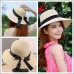  Summer Anti  UV Cap Bow tie Panama Wide Brim Beach Cap Sun Hat  eb-39765714